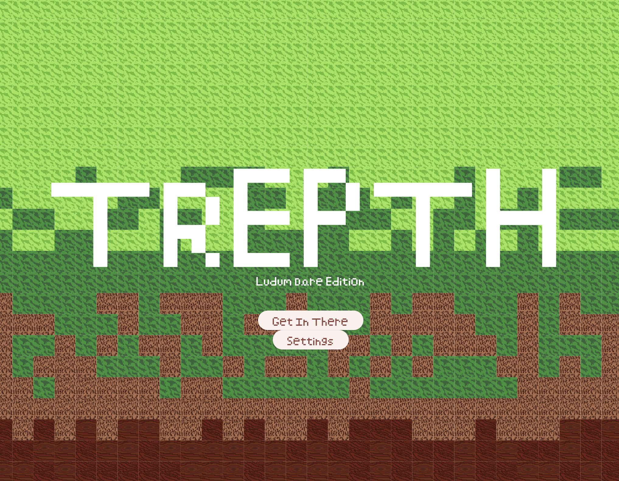 landing page of trepth